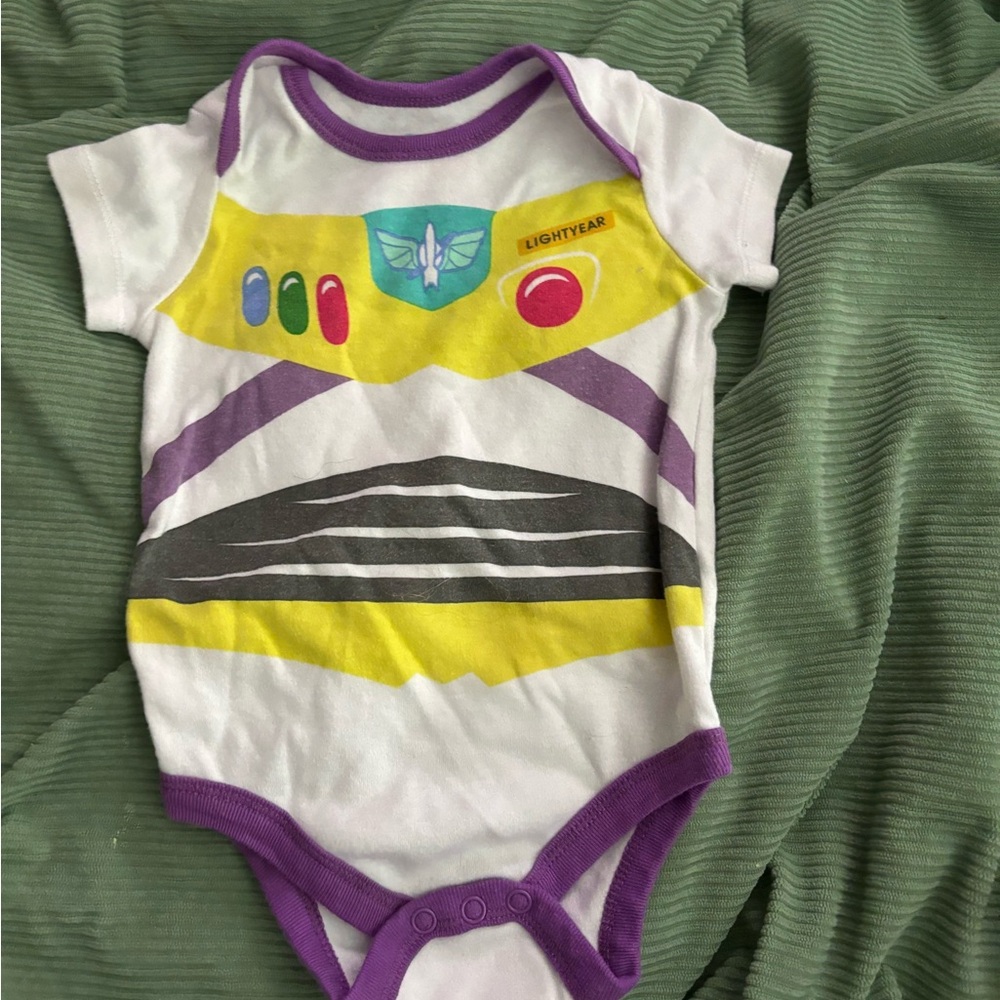 Lightyear Themed Kids One Piece - White and Purple